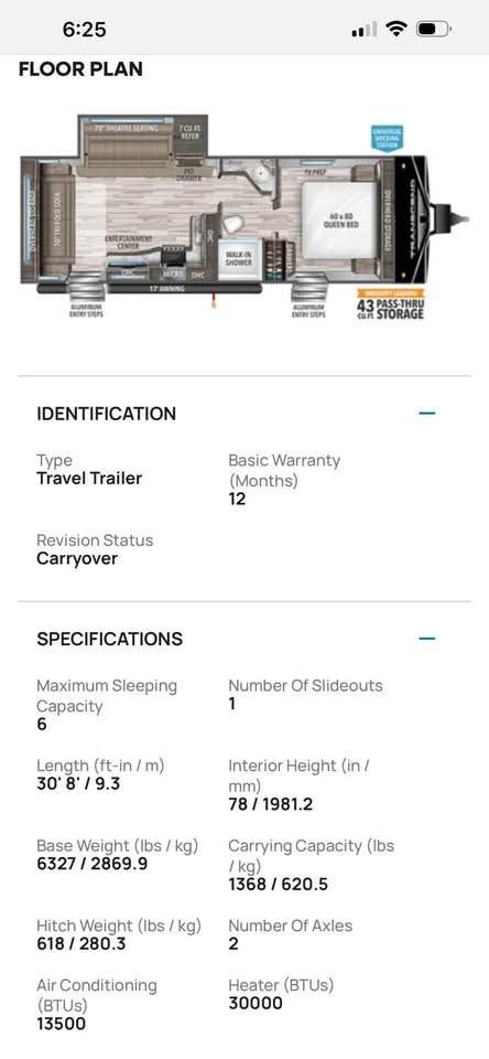 2022 Grand Design Transcend Xplor 245RL Travel Trailer