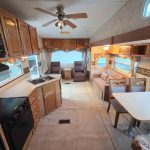 This Keystone Copper Canyon offers comfort, space, and value in a well-kept fifth wheel designed for enjoyable travel or full-time living.